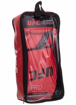 Рукавиці боксерські ufc pro fitness uhk-75033 16 унцій червоний5 фото