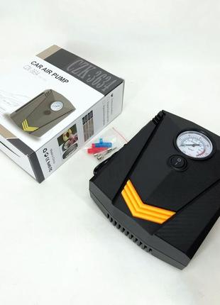 Автомобільний компресор 12v насос із ліхтариком, потужний насос для коліс автомобіля від прикурювача