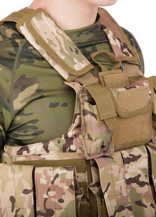 Разгрузочный жилет универсальный на 6 карманов military rangers zk-5517 цвета в ассортименте10 фото