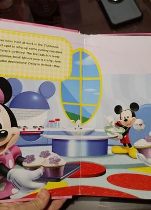 Книга с игровым ковриком disney minnie, my busy books2 фото