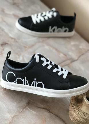 Кеды женские calvin Rib klein maddie black черные оригинал кроссовки