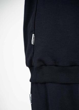 Худі оверсайз custom wear без начосу samurai cat графіт xs 8