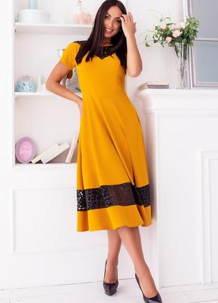 Нарядное платье с кружевом 42-58 размеров. 2741868 фото