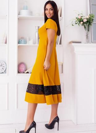 Нарядное платье с кружевом 42-58 размеров. 27418610 фото