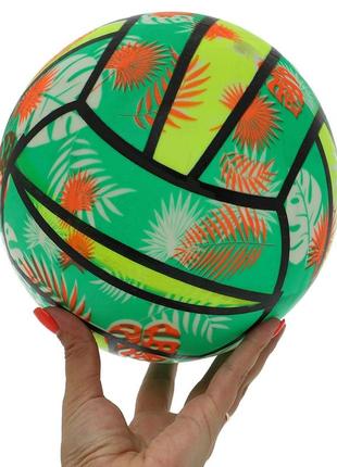 Мяч резиновый zelart fb-8571 volleyball 23см цвета в ассортименте5 фото