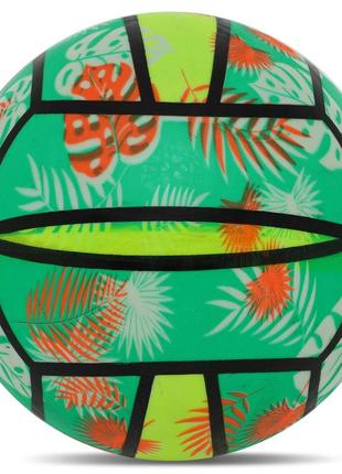 Мяч резиновый zelart fb-8571 volleyball 23см цвета в ассортименте3 фото