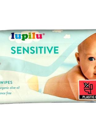 Дитячі вологі серветки lupilu sensitive 80шт