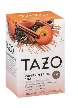 Чай tazo tea pumpkin spice 20s 50g