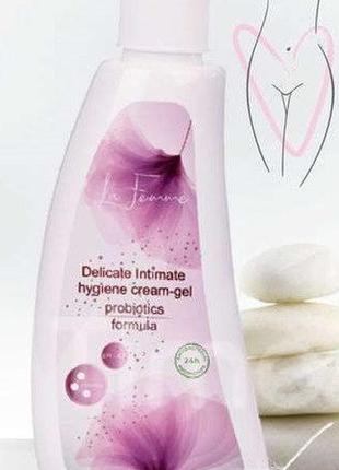 Делікатний крем-гель для інтим гігієни з пробіотиками j'erelia lafemme intimate hygiene cream-gel, 250мл2 фото