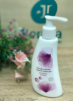 Делікатний крем-гель для інтим гігієни з пробіотиками j'erelia lafemme intimate hygiene cream-gel, 250мл