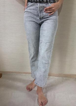 Жіночі прямі сірі джинси класика h&amp;h
