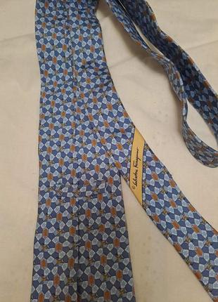 Брендовый галстук шёлк4 фото