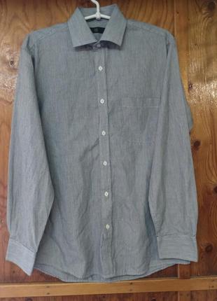 Рубашка мужская тонкая в полоски tu 15 1/2, m