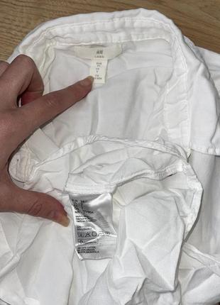Сорочка біла рубашка оригінальна футболка блуза2 фото