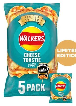 Чипсы walkers cheese toastie heinz beans 5s 125g