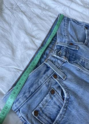 Женские голубые джинсы levi’s 501, размер w24 l327 фото