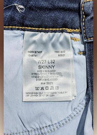 Джинси скіні з високою посадкою wrangler denim jeans5 фото