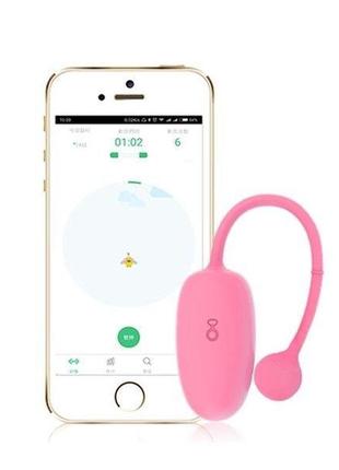 Тренажер кегеля для женщин смарт magic motion kegel coach, розовый