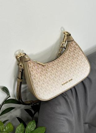 Сумка брендовая michael kors cors cora medium logo embossed shoulder bag оригинал на подарок