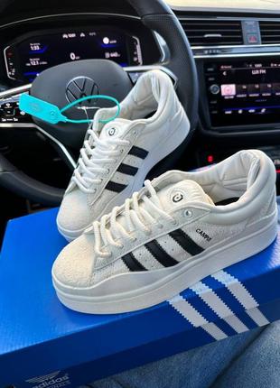 Кросівки adidas campus bad bunny white/black