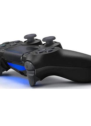 Джойстик doubleshock для ps 4, бездротовий ігровий геймпад ps4/pc акумуляторний джойстик. колір чорний center