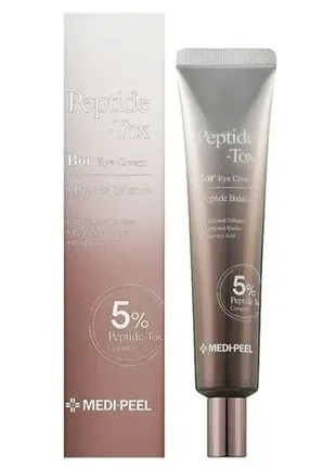 Крем для шкіри навколо очей з пептидами medi-peel peptide bor-tox eye cream 40ml