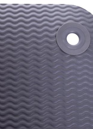 Килимок для фітнесу та йоги професійний fi-2264 183x65x0,6 см темно-сірий6 фото