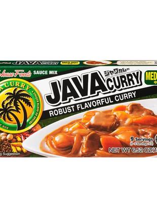 Каррі house foods java curry medium hot 185g