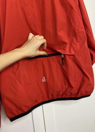 Женская красная велосипедная ветровка,вело курточка,вело ветровка8 фото