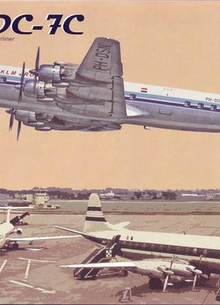 Roden 302 douglas dc-7c klm транспортный самолет 1953 сборная пластиковая модель в масштабе 1:144