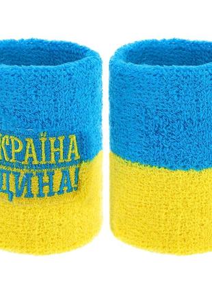 Напульсник спортивний махровий україна єдина bc-9279 1 шт. кольору в асортименті3 фото