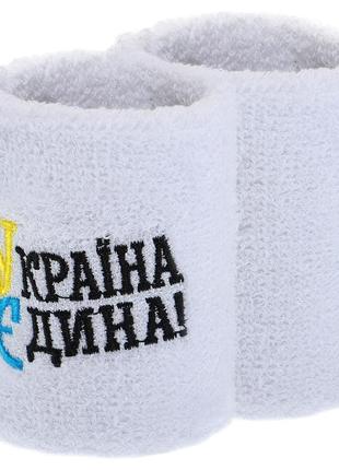 Напульсник спортивний махровий україна єдина bc-9279 1 шт. кольору в асортименті1 фото