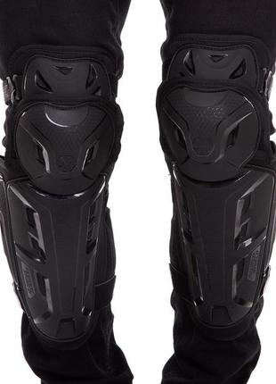 Комплект захисту scoyco k26h26 (коліно, гомілка, передпліччя, лікоть) чорний3 фото