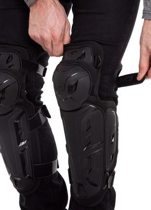 Комплект захисту scoyco k26h26 (коліно, гомілка, передпліччя, лікоть) чорний4 фото