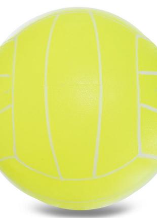 Мяч резиновый zelart волейбольный ba-3007 17см цвета в ассортименте6 фото