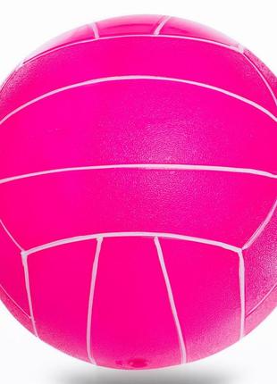 Мяч резиновый zelart волейбольный ba-3007 17см цвета в ассортименте3 фото