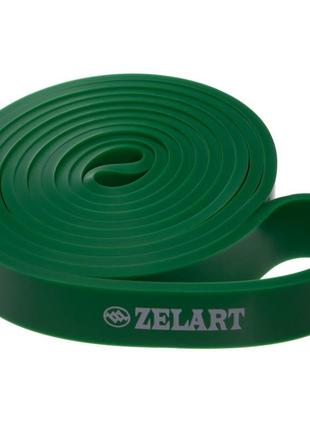 Резинка петля для подтягиваний zelart fi-941-4 power bands зеленый2 фото