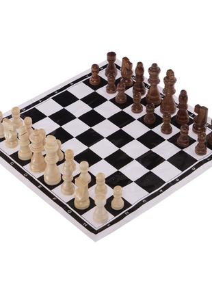 Шахові фігури з полотном zelart ig-4929 (3104) пешка-3,4 см дерево