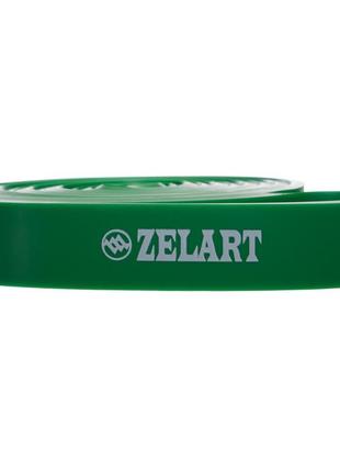 Резинка петля для подтягиваний zelart fi-941-4 power bands зеленый3 фото