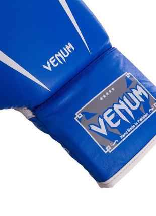 Рукавиці боксерські шкіряні професійні на шнурівці vnm giant vl-5786 10-14 унцій кольору в асортименті7 фото