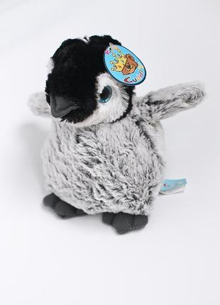 Очень милая игрушка пушистый пингвин2 фото