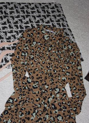 Платье-рубашка леопардовое платье mango платье mango4 фото