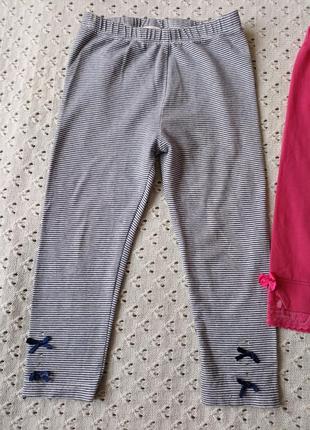 Лосіни бріджі для дівчинки на літо легінси трикотажні бриджі шорти з бавовни5 фото
