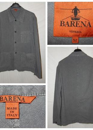 Овершот visal garment dyed overshirt tober piombo. barena venezia. size 52it5 фото