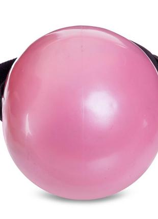 М'яч обважнений із манжетом pro-supra weighted exercise ball 030-1_5lb 11 см рожевий6 фото