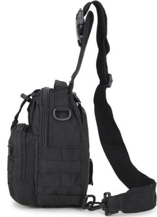 Тактическая мужская сумка через плечо m02b 6л. барсетка городская военная сумка7 фото