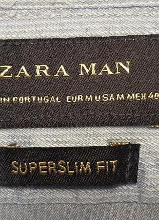 Zara man стильная легкая летняя рубашка из лиоцелла3 фото