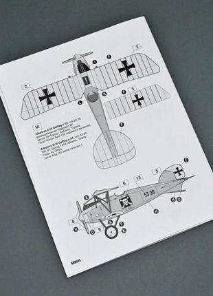 Roden 022 albatros d.iii oeffag s.53.2 винищувач 1917 збірна пластикова модель у масштабі 1:726 фото