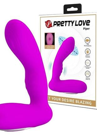 Массажер простаты с вибрацией pretty love piper
