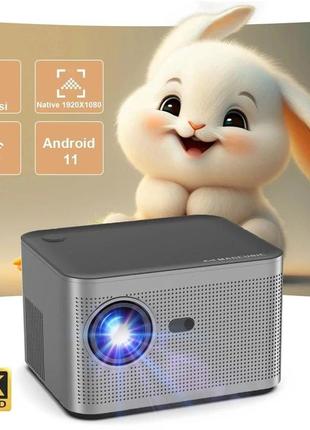 Проектор. портативний проєктор salange hy350 full hd 1080p видео 4k. led-проєктор для дому salange hy350 full hd 1080p